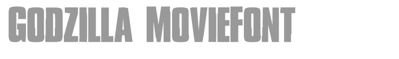 Godzilla MovieFont